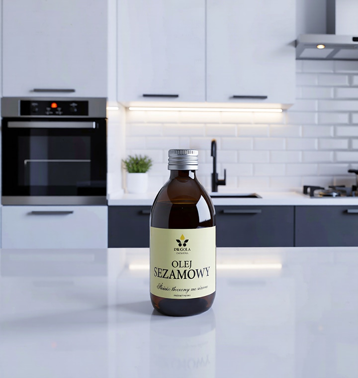 Olej sezamowy tłoczony na zimno